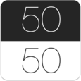 50 50 - Addictive Slicing Game Icon