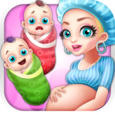Newborn Twins Baby Care Icon