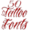 Fonts for FlipFont Tattoo Icon