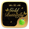 Gold Butterfly Keyboard Theme Icon