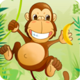 Monkey Banana Jump Icon