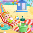 Baby Hazel Beach Holiday Icon