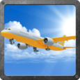 A-plane flight simulator 3D Icon