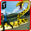 Angry Anaconda Attack 3D Icon