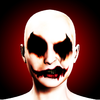 Evil Clown on Fire Icon