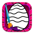Coloring: Easter Eggs Icon
