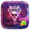 (FREE) GO SMS GALAXY HIPSTER Icon