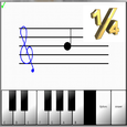 Learn sight read music notes ¼ Icon