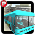 Airport Bus Parking 3D Icon