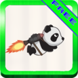 Panda Jet vs Aliens Runner Icon
