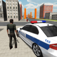 Police Car Driver Icon