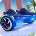 Hoverboard Surfers 3D Icon