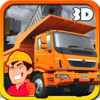 Heavy Truck : Construction 3D Icon