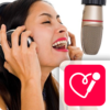 Red Karaoke Sing & Record Icon