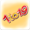 1to19 Number Puzzle Game Icon
