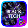 Black Tech Go Launcher Theme Icon