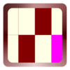 Maroon Ivory Rectangle Bout Icon