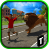 Angry Lion Attack 3D Icon