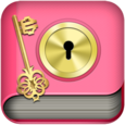 Diary notes - with lock Icon