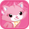 Pink Kitten DressUp Icon