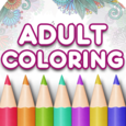 Adult Coloring Book Premium Icon