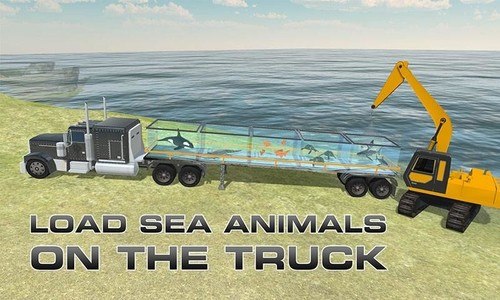 Transporter Truck Sea Animals