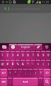 Pink Stars Keyboard