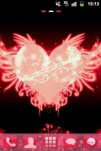 GO Launcher Theme Love Heart