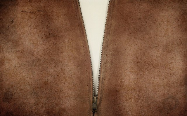 Leather Zipper