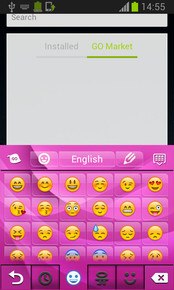 Keypad Themes Pink