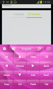 Keypad Themes Pink