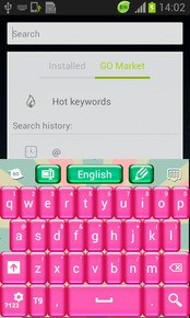 Pink Candy GO Keyboard