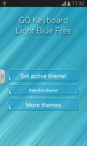 GO Keyboard Light Blue Free