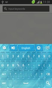 GO Keyboard Light Blue Free