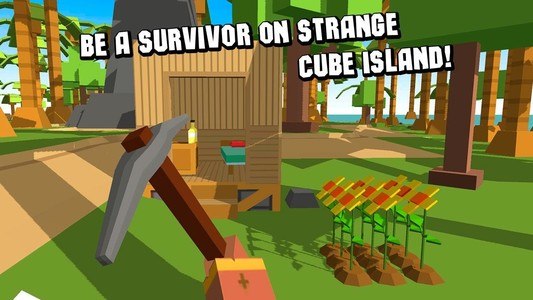 Cube Island Survival Simulator