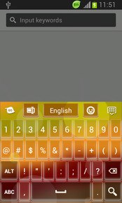 GO Keyboard Keys Color