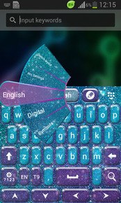 Keyboard Color Glitter Theme