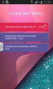 Keyboard Color Glitter Theme