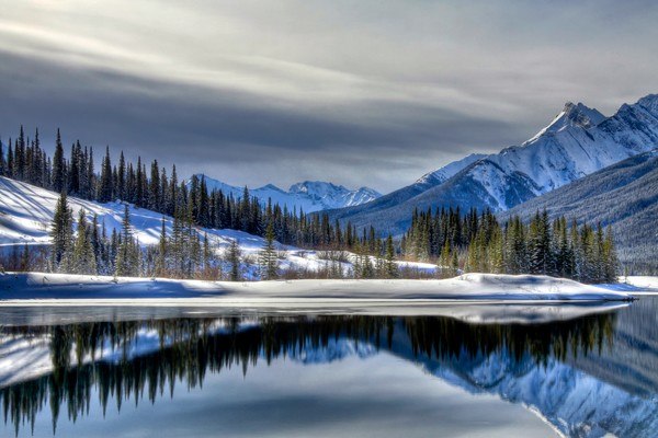 Winter Mirror Lake