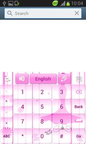 Pink Keyboard Girl Theme