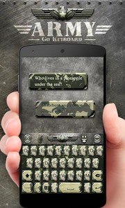 Army GO Keyboard Theme & Emoji