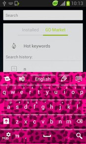 Pink Cheetah Keyboard
