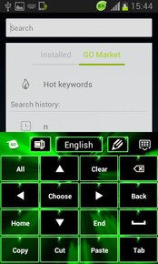Neon Keypad Green