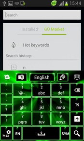 Neon Keypad Green