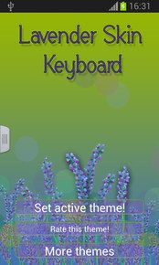 Lavender Skin Keyboard