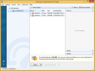 Auslogics Duplicate File Finder