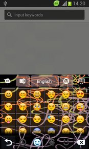 Colorful Scribble Keyboard