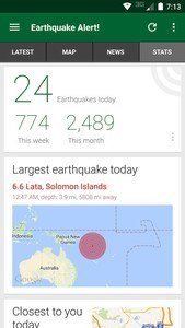 Earthquake Alert!