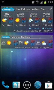 Weather by eltiempo.es