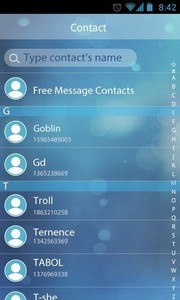 GO SMS Pro Briefness Theme EX